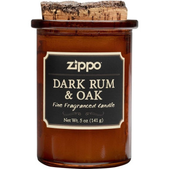 Ароматизированная свеча ZIPPO DARK RUM & OAK 70017