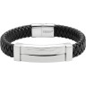 Браслет ZIPPO STEEL BAR BRAIDED LEATHER BRACELET 2007175