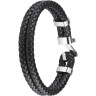 Браслет ZIPPO STEEL BRAIDED LEATHER BRACELET 2007168