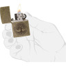 Zippo Classic 29149 — матовая металлическая зажигалка