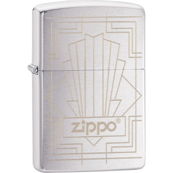Zippo Classic 49206 — зажигалка Brushed Chrome