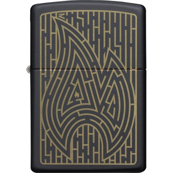 Зажигалка Zippo Maze Black Matte (арт. 49597)