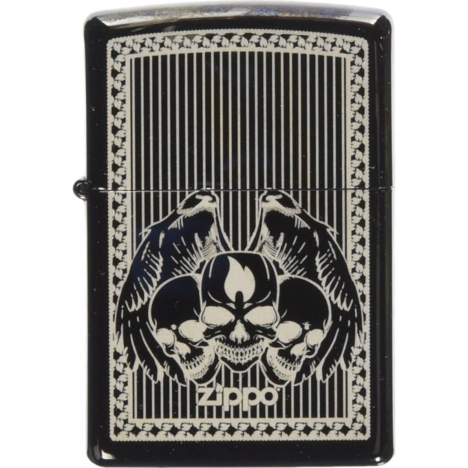 Зажигалка Zippo Classic 28678, чёрная глянцевая
