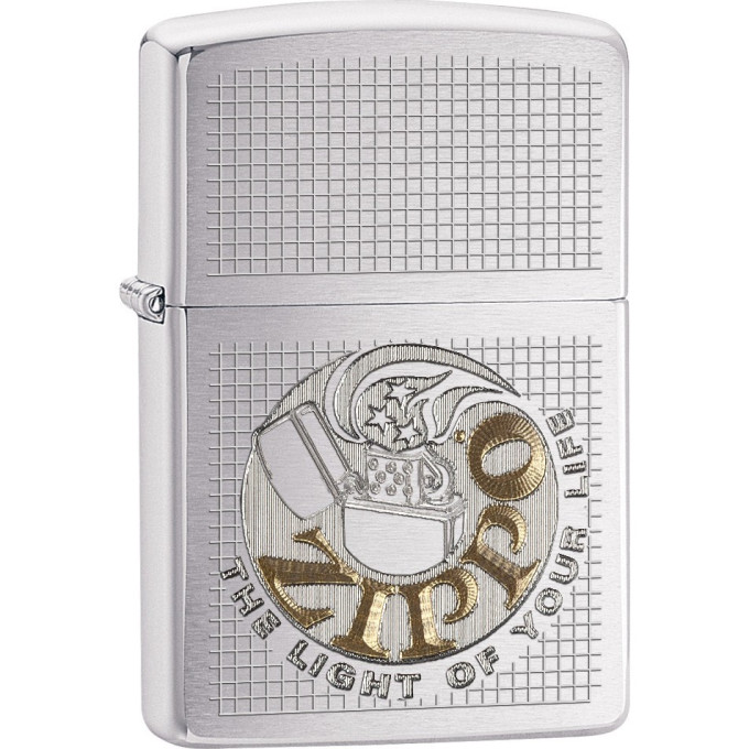 Zippo Classic 29236 — зажигалка, матовый серебристый корпус